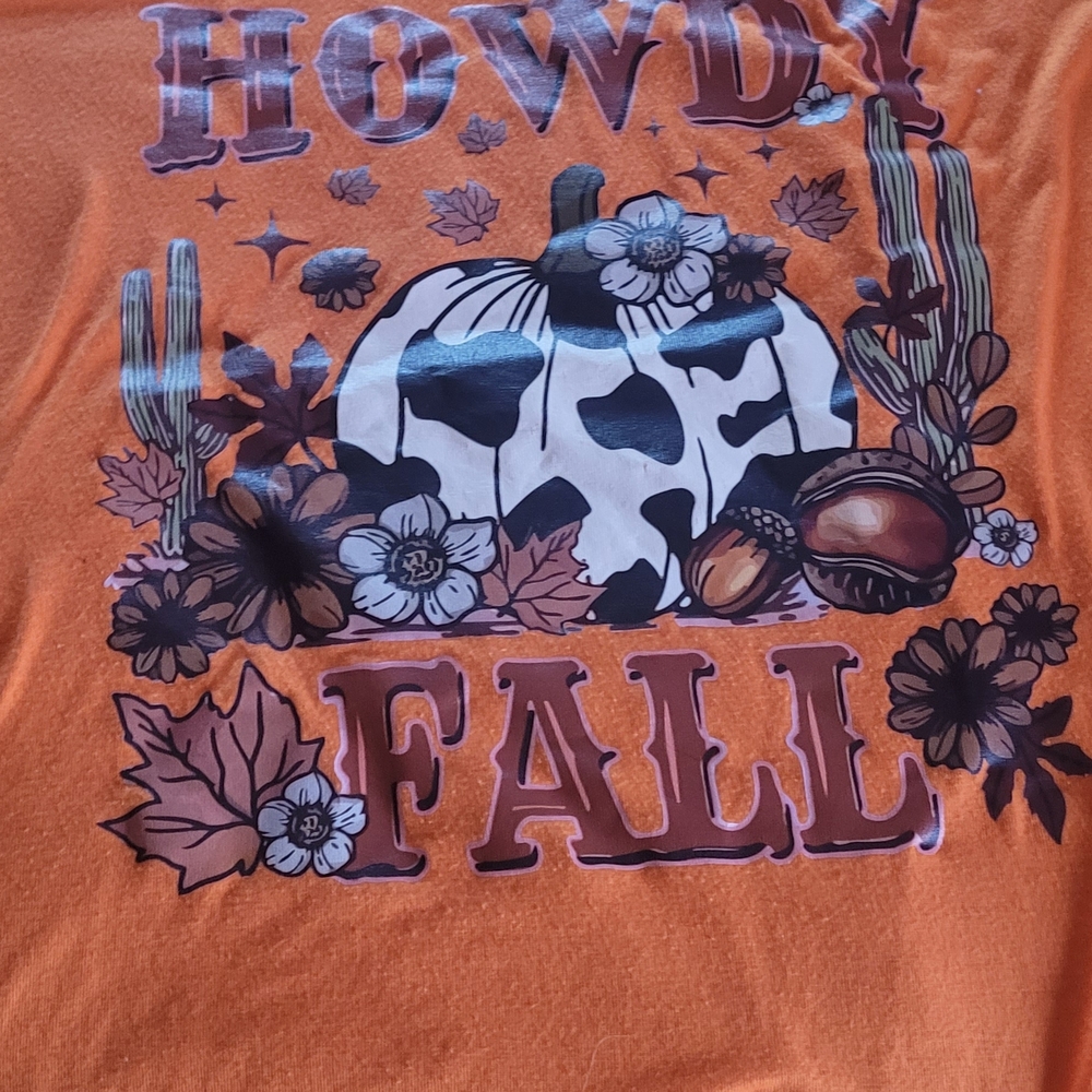 Orange Graphic Short Sleeve Tee